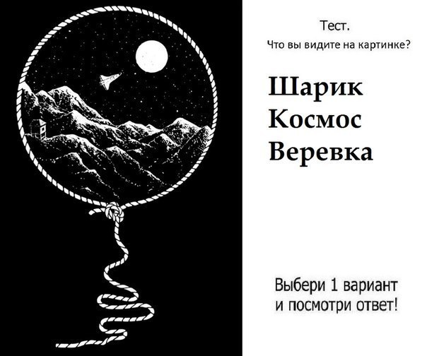 Психологические тесты что ты видишь на картинке с ответами