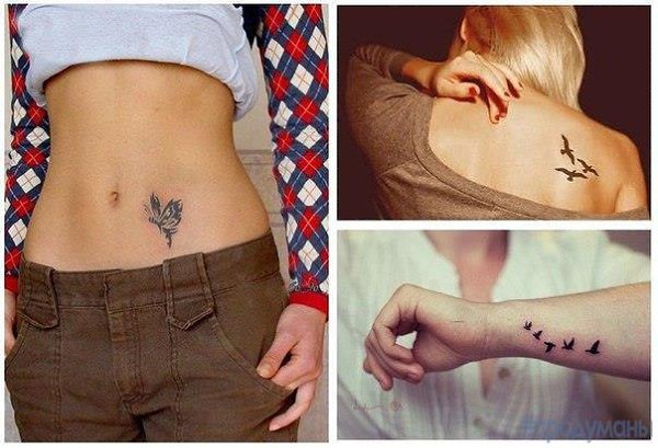 Симпатичные татуированные и крашенные шлюшки занялись сексом в троем тату порно фото