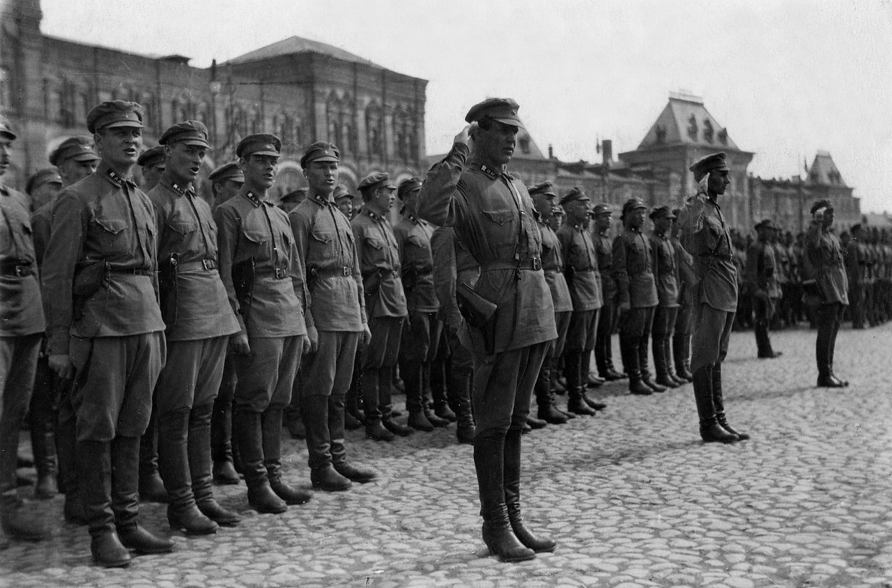 Парад красной армии 1920е
