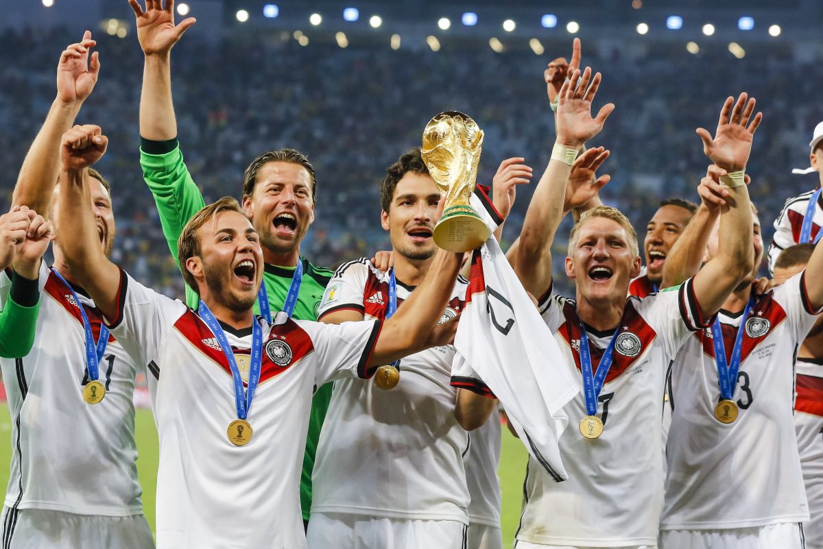 Футбол германия время. Сборная Германии 2014 финал ЧМ.