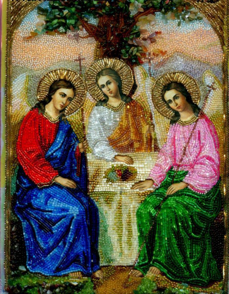 Святая троица 1. Икона Святой Троицы. Икона Святая Троица гиф. Троица — день Святой Троицы, Пятидесятница (православный праздник).