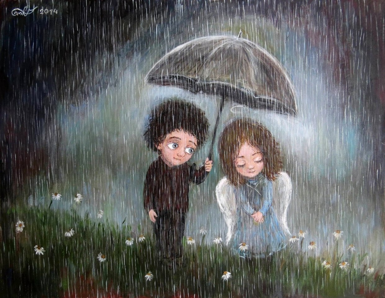 Нино Чакветадзе картины дождь