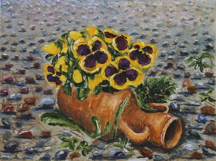 Рисунок разбитый кувшин