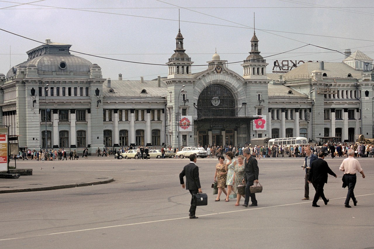 Белорусский вокзал 80е