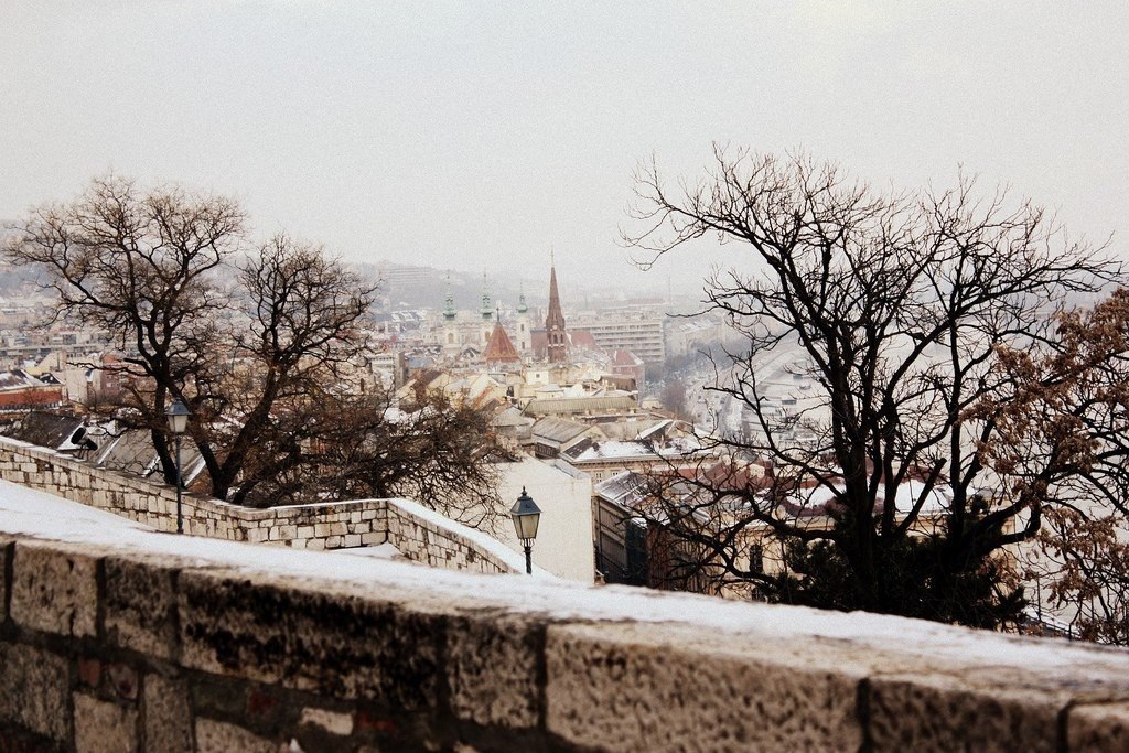 Венгрия Зимой Фото