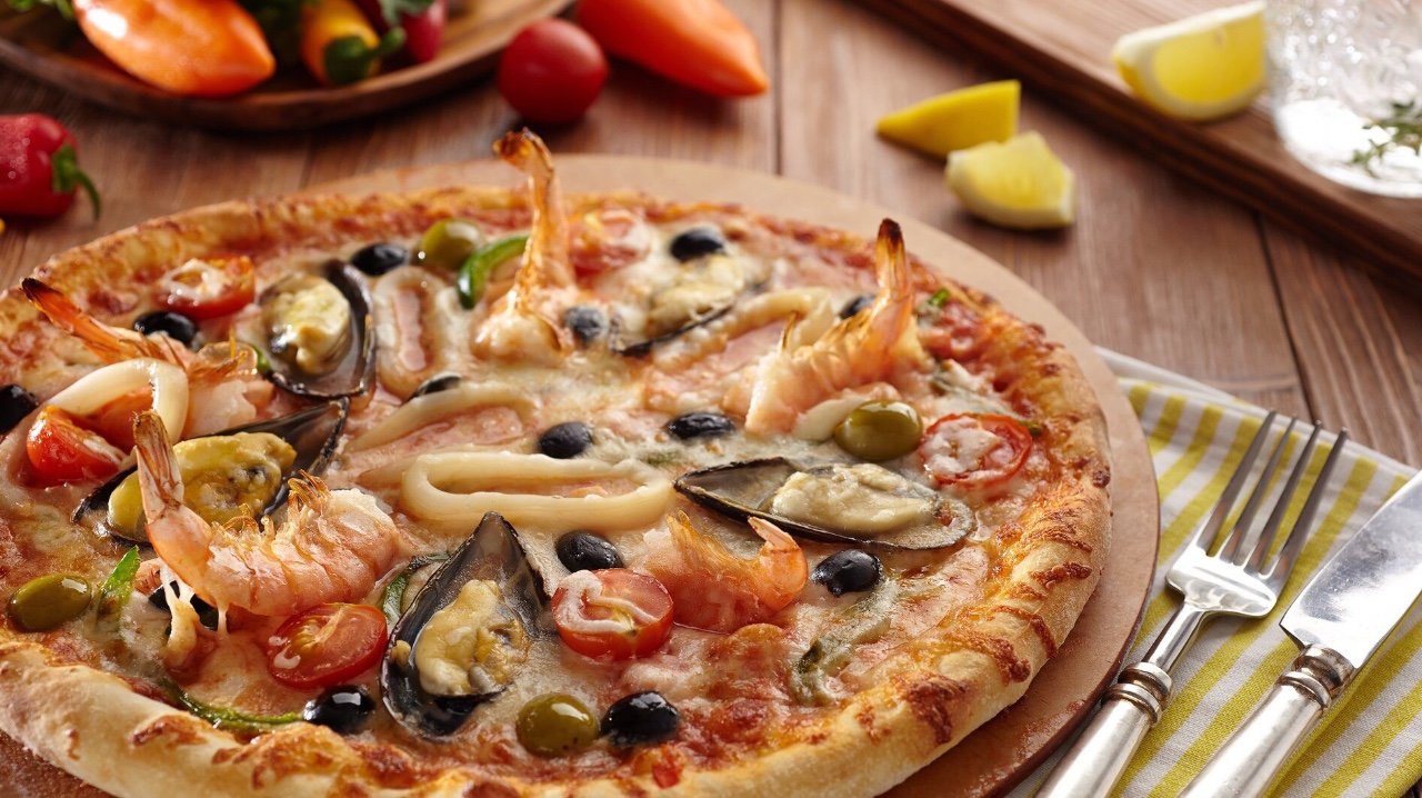 пицца с морепродуктами сливочным соусом фото 75