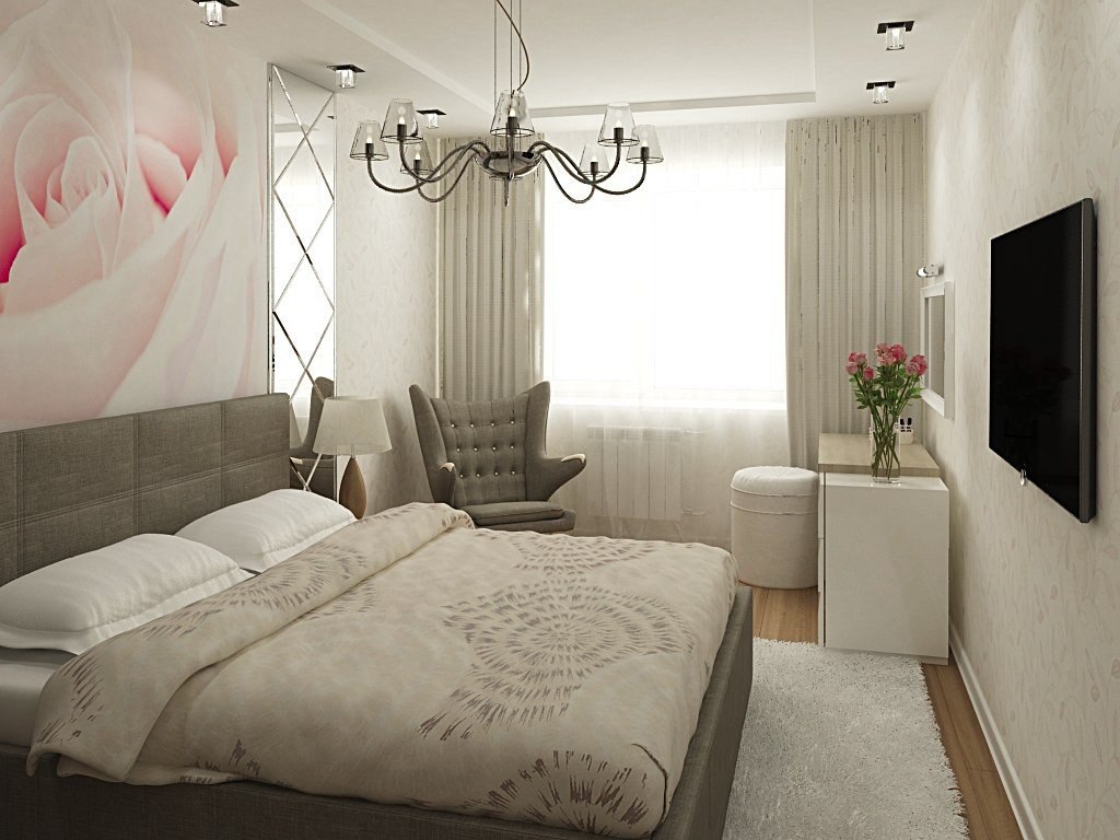 Дизайн интерьера спальни в современном стиле реальные фотографии