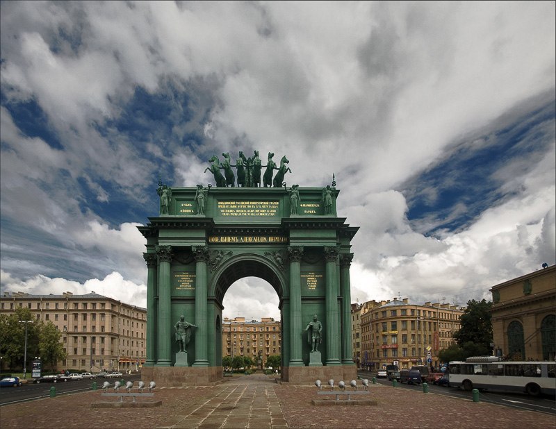 Нарвские ворота в санкт петербурге