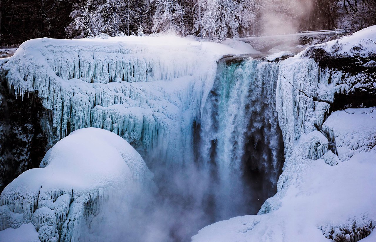 Ниагарский водопад замерз 2014 фото