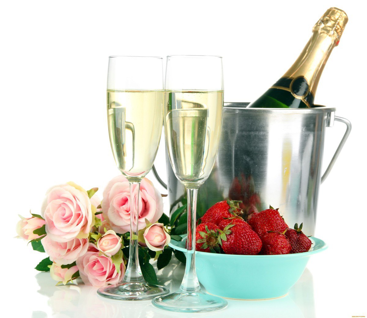 Шампанское и розы персонажи