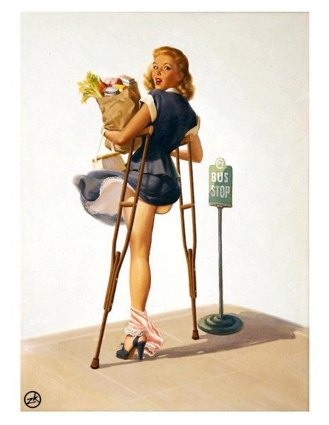 Retro petite girl torture