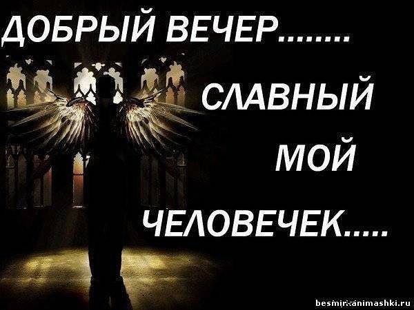Картинка добрый вечер милый