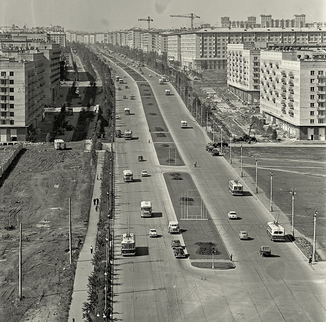 Ленинский проспект 1960г