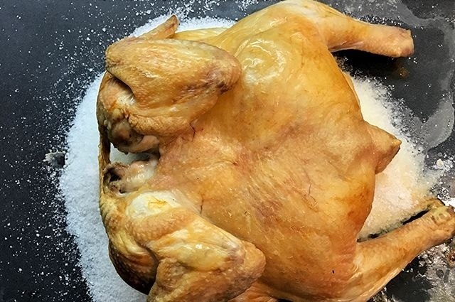 Курица На Соли Рецепт С Фото