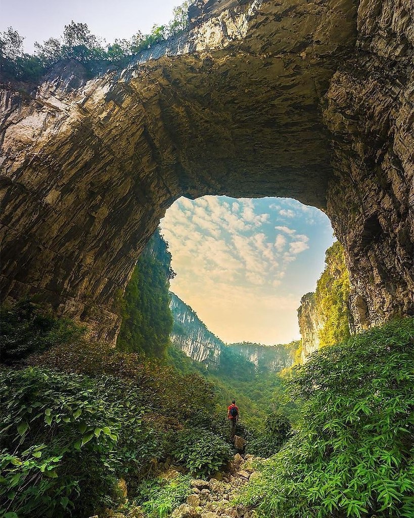 Чжанцзяцзе национальный Лесной парк природный мост