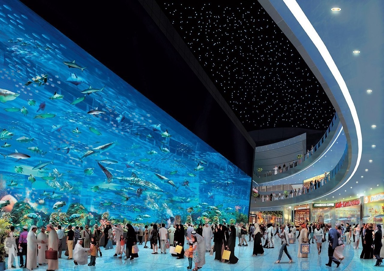 Dubai Mall аквариум