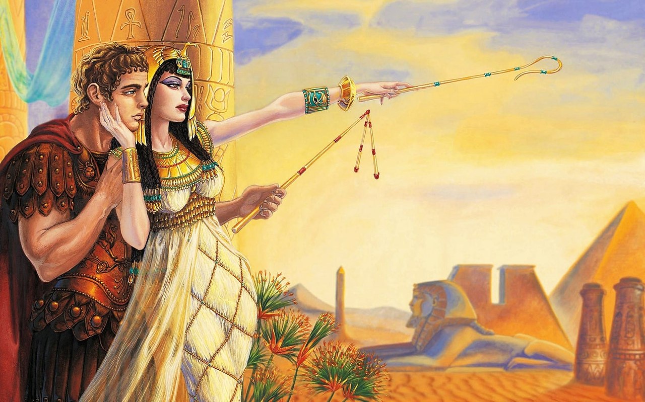 Cleopatra y marco antonio