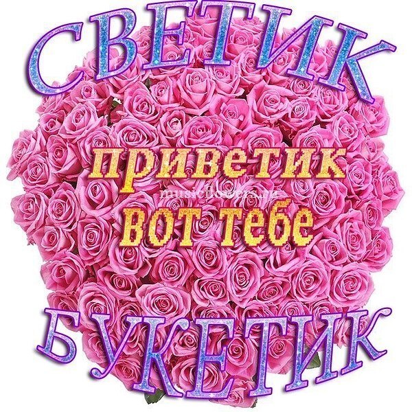 Поздравлениями, картинки света привет