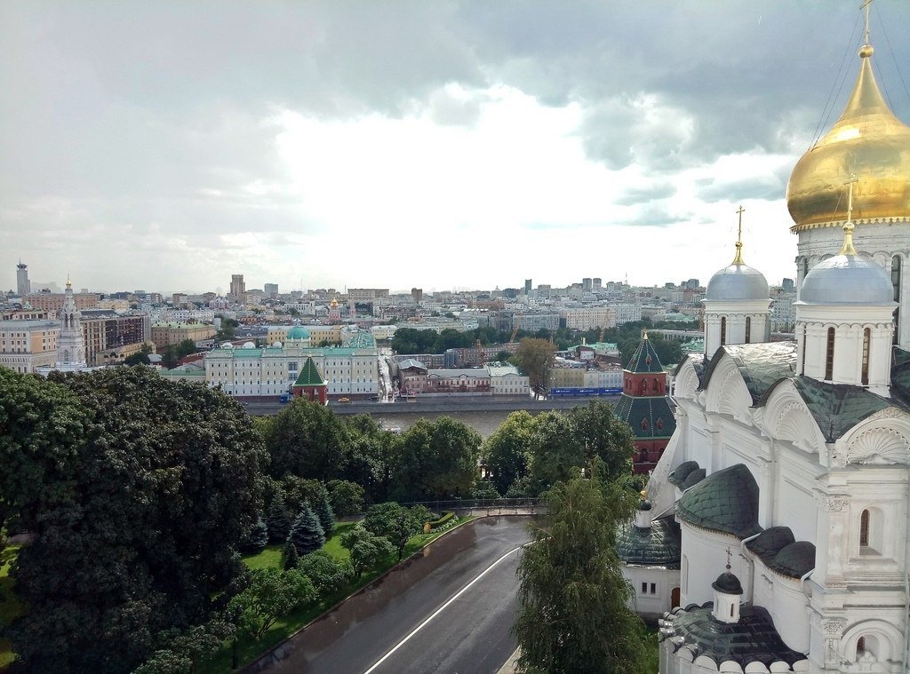 Вид с колокольни ивана великого в москве фото