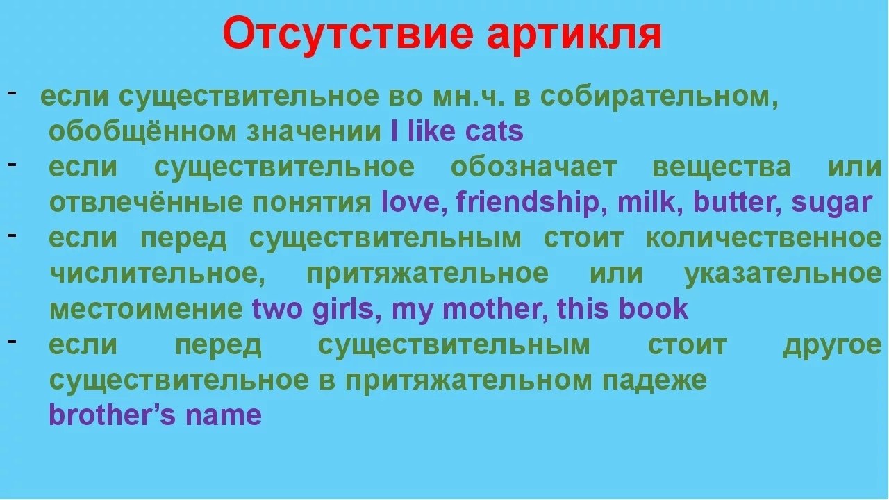 Перед существительное. Отсутствие артикля. Случаи отсутствия артикля в английском языке. Существительные с артиклем в английском. Отсутствие артикля в английском языке правила.