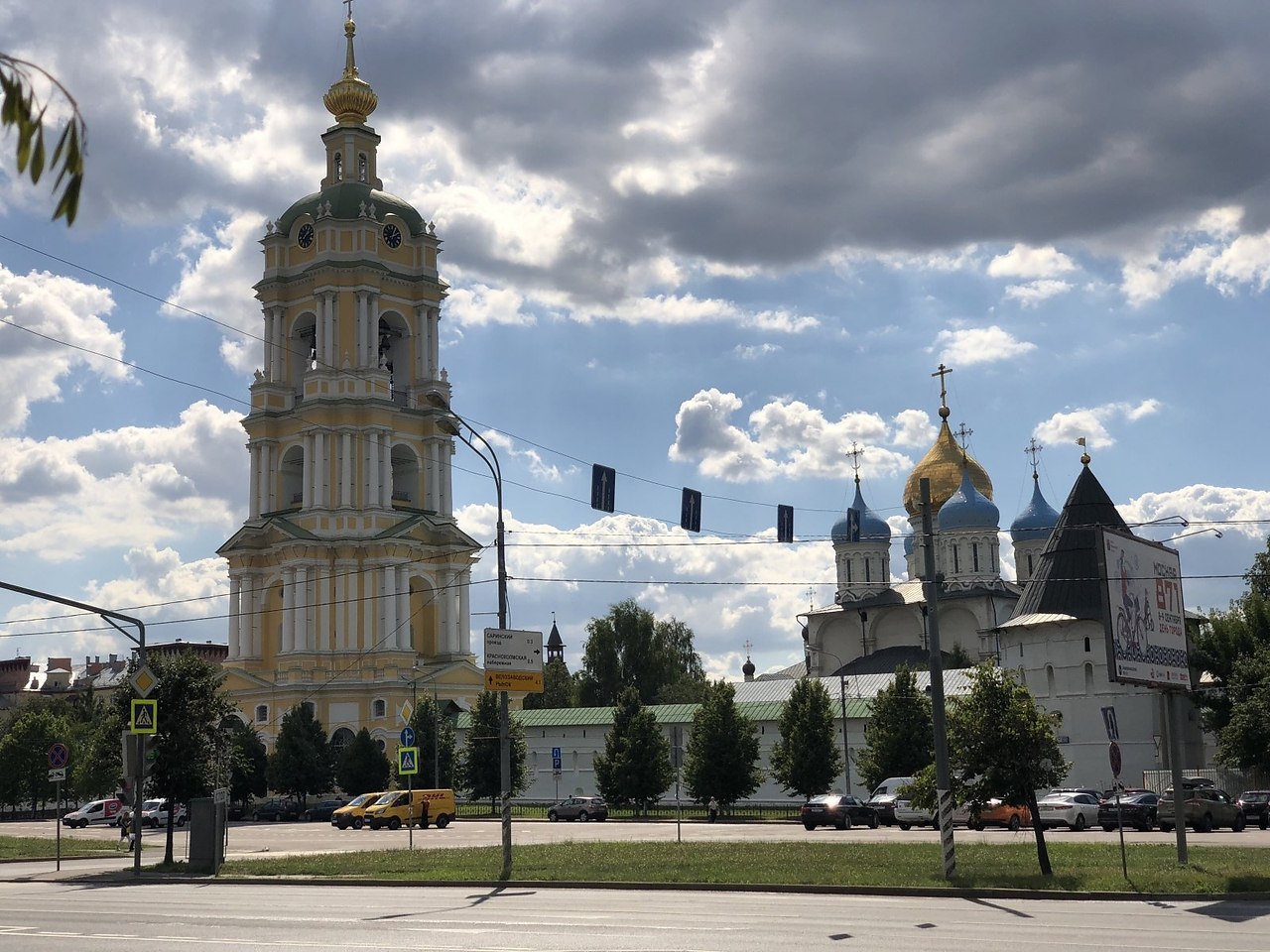 Новоспасский монастырь в Москве зимой