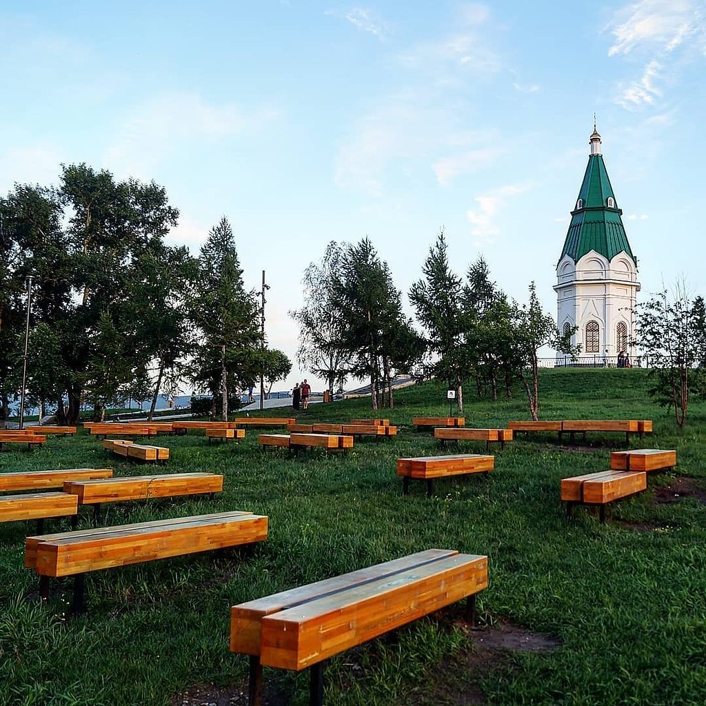Красноярск гора Караульная парк