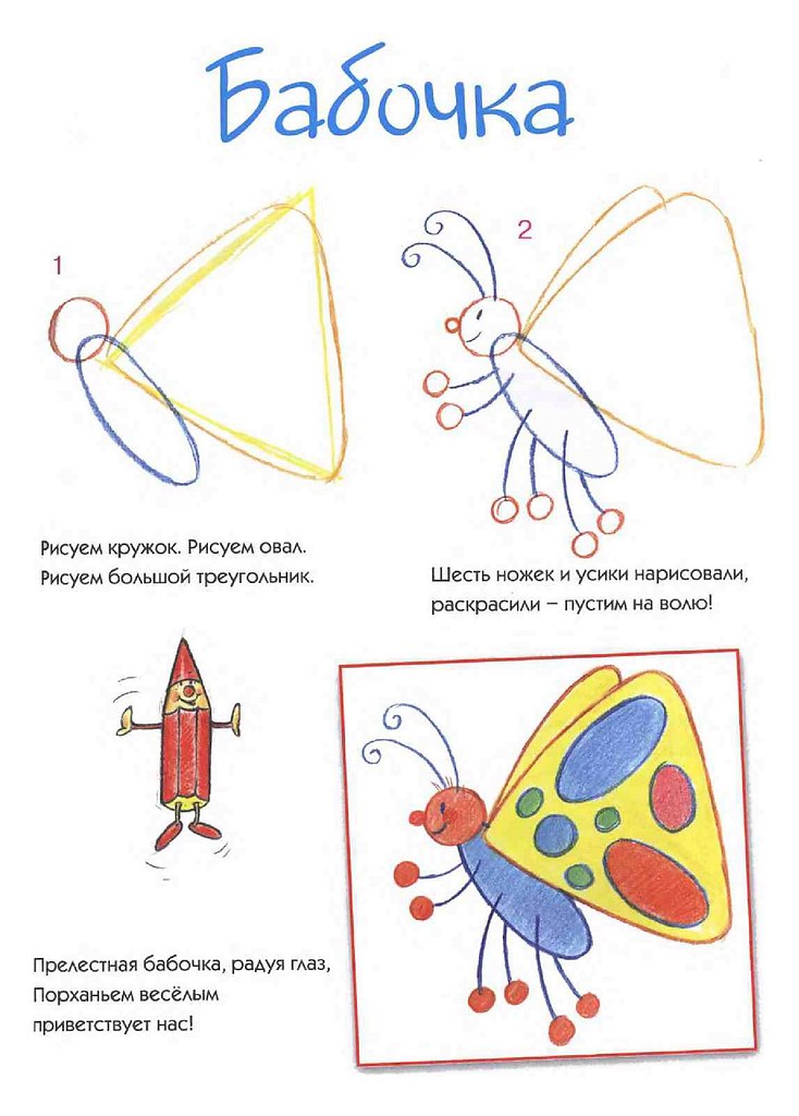 Рисуем с детьми насекомых