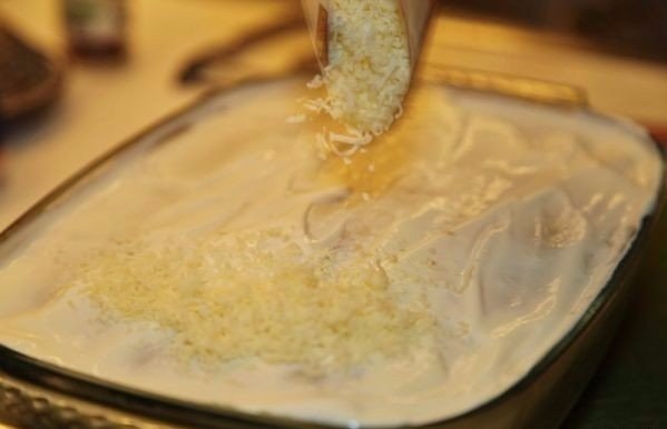 Картофельная запеканка с мясом .Ингредиенты: Картофель — 1,3 кг Фарш говяжий — 500 г Лук репчатый — ... - 9