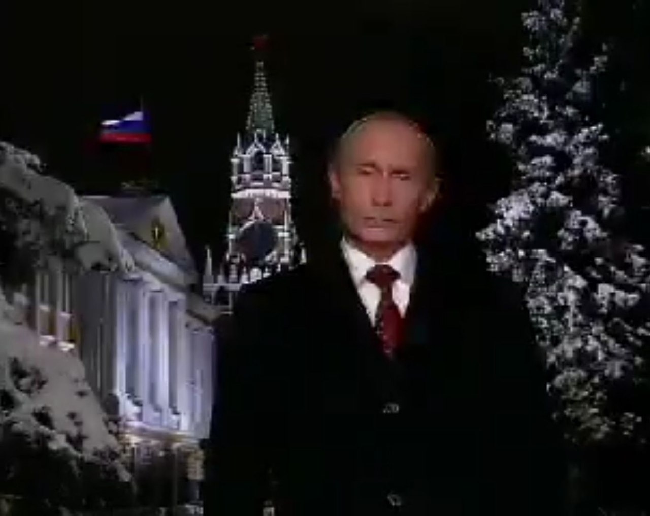 Новогоднее обращение Ельцина и Путина 2000
