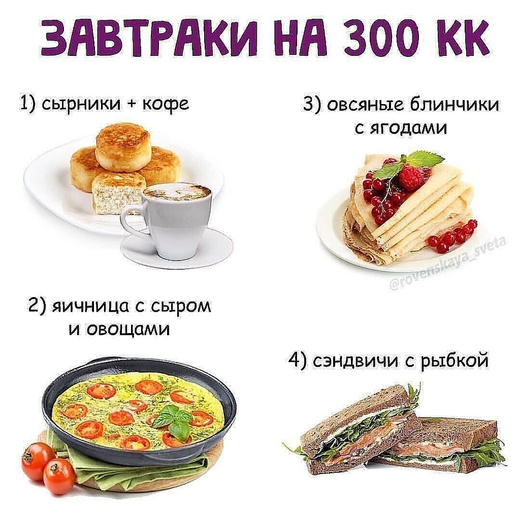 Завтраки по диете 1 в домашних условиях