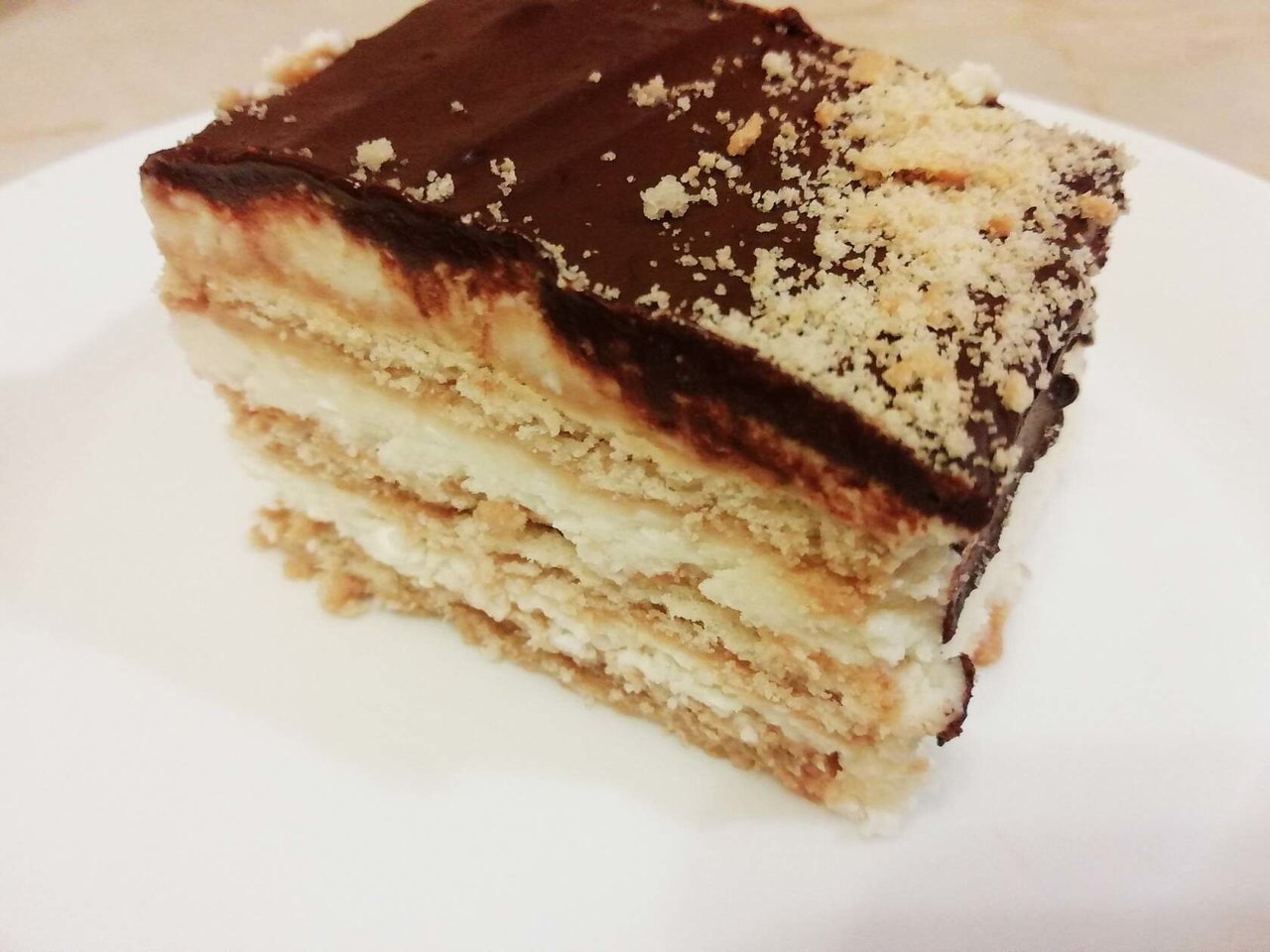 Торт шалаш из печенья и творога без выпечки рецепт с фото пошагово