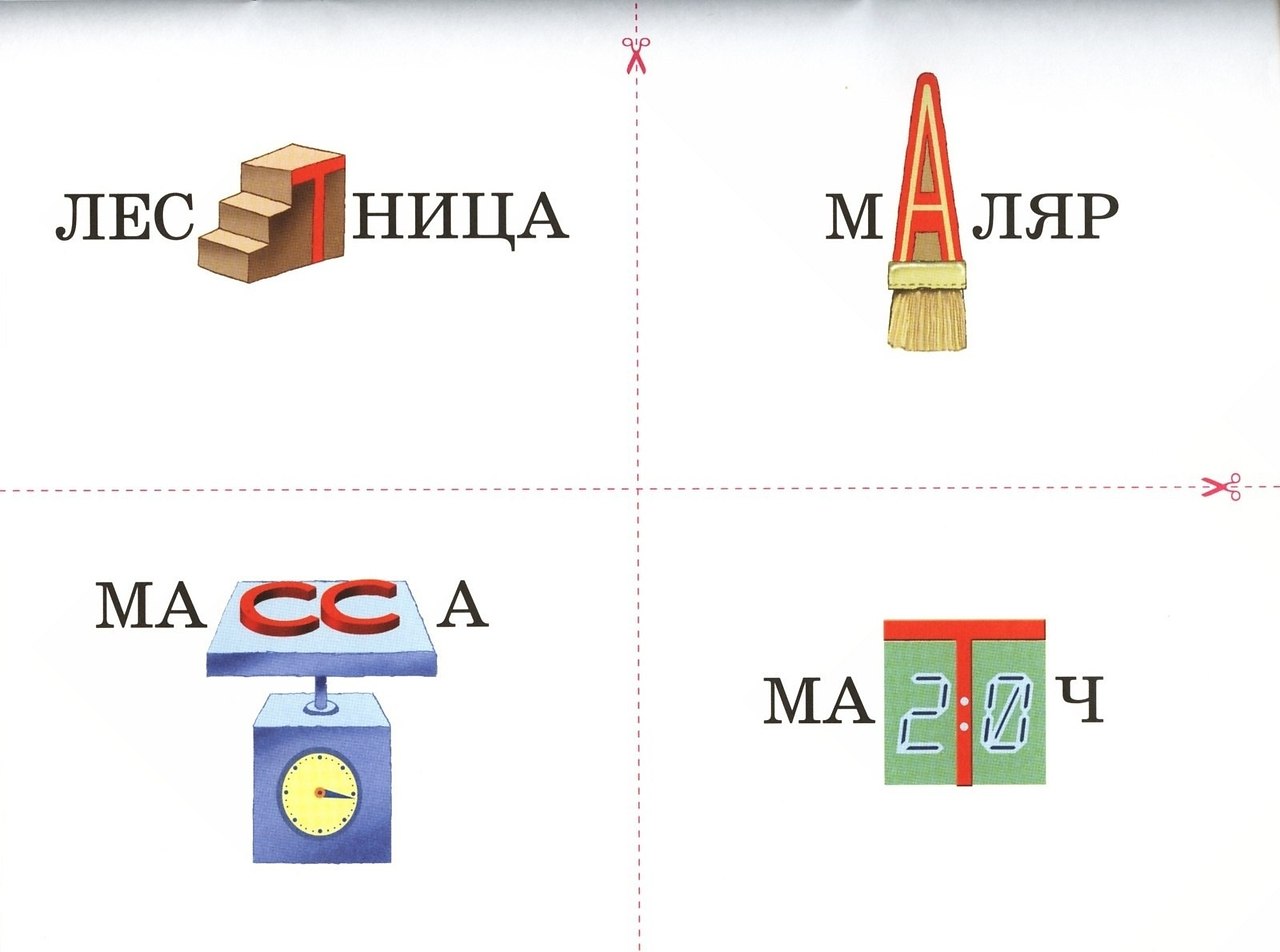 Словарные слова с рисунками для запоминания