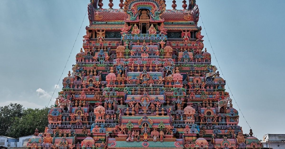 Храм Шрирангам, Индия. 