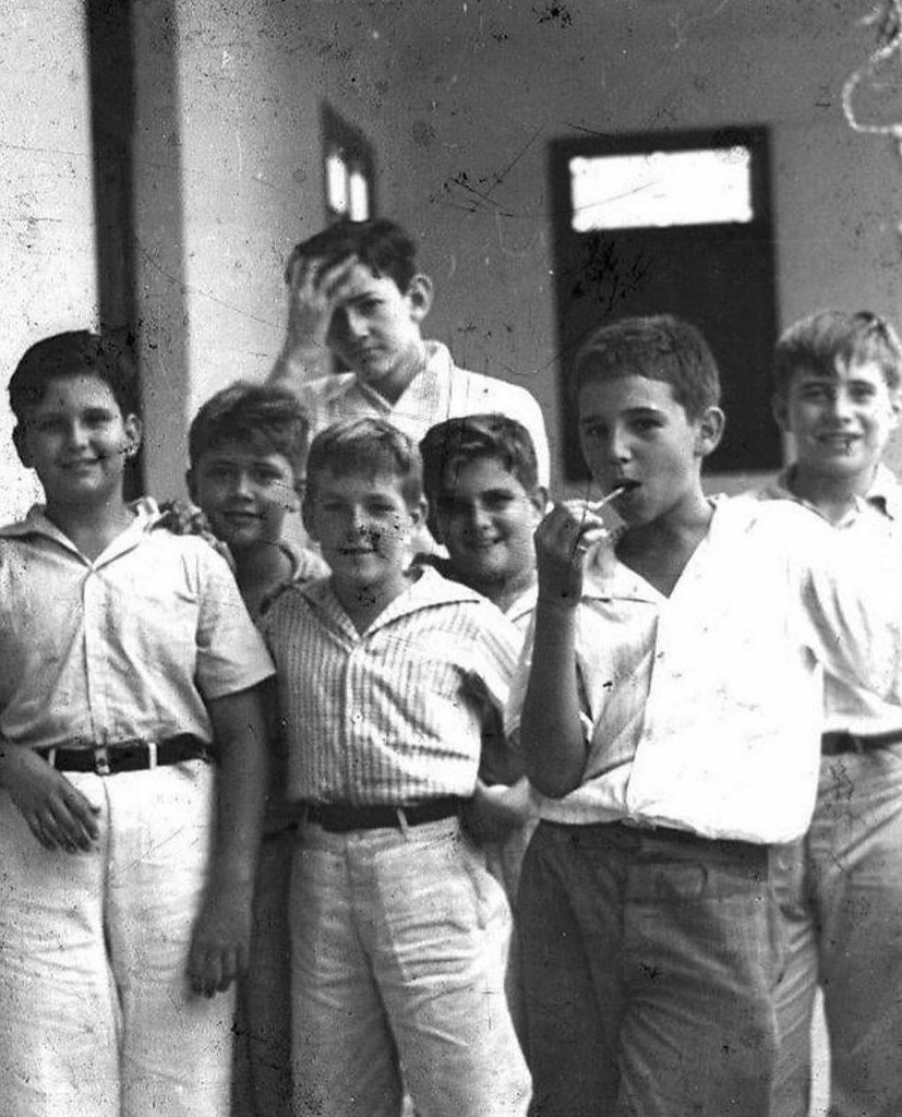 Фидель Кастро в детстве