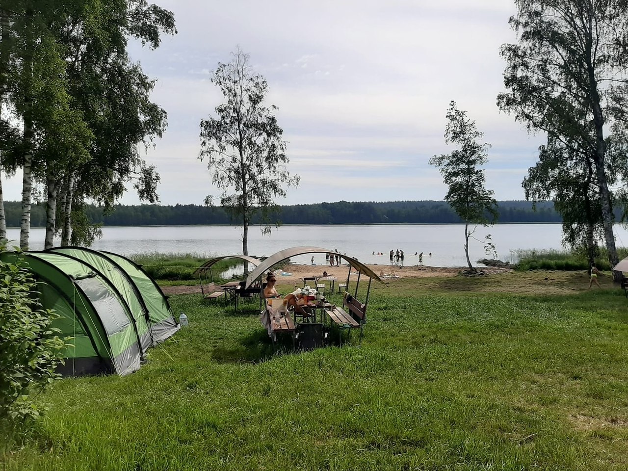 Озеро Синара кемпинг