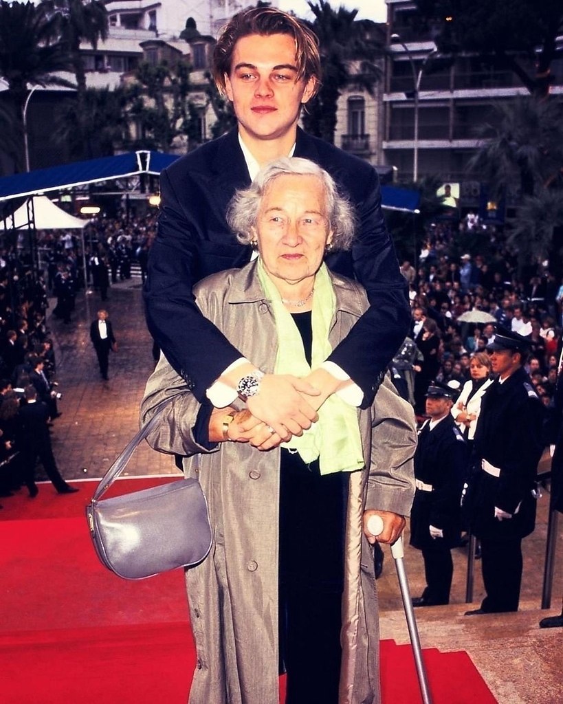 Фото ди каприо с бабушкой из россии
