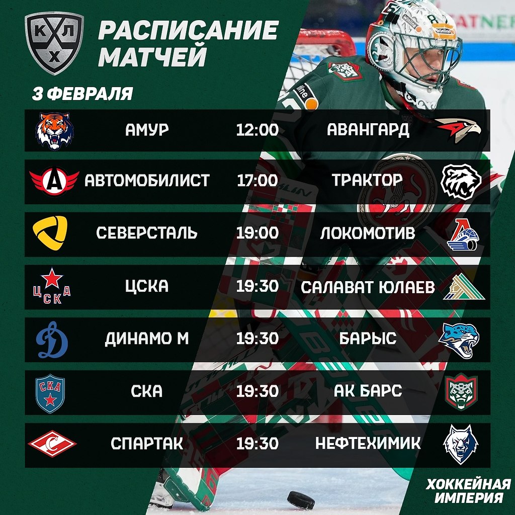 Расписание игрового дня КХЛ - [ХОККЕЙ]НАЯ ИМПЕРИЯ, №2552256282 ...
