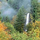 Latourell Falls, Columbia Riv ..   