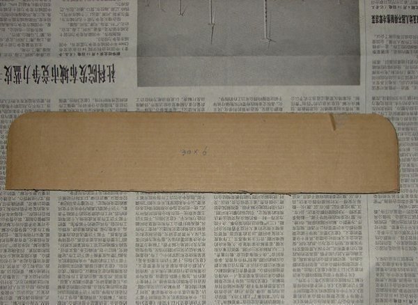 Полочка для косметики из картона и ткани - 5