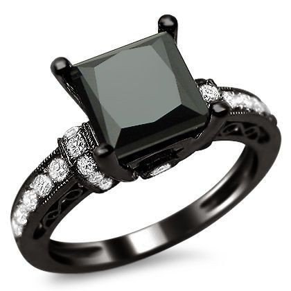Black Round Diamond. #@woman.blog - 4
