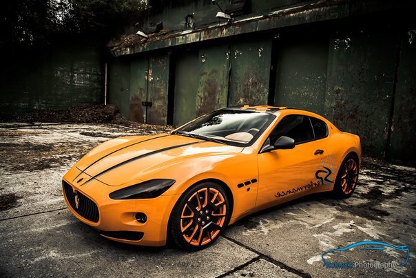 Orange Maserati GranTurismo 4.2 l SPerformance. - 5