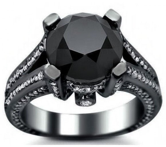 Black Round Diamond. #@woman.blog - 6
