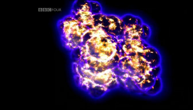 Big bang bbc. Взрыв коллайдер Вселенная.