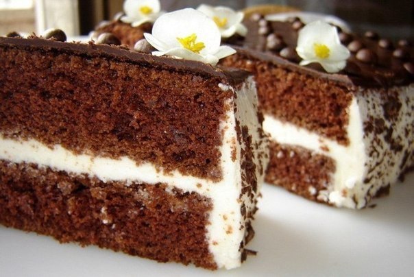 Пирожное «Nespesso». Предлагаю очень удачный и вкусный рецепт бисквитного теста. В меру сладкий, ...