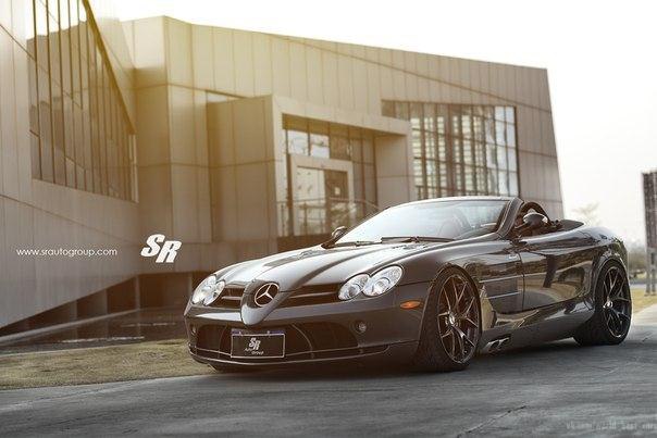 MB SLR McLaren Roadster. Wheels PUR 4OUR, 209, 2011.5 | Black Diamond