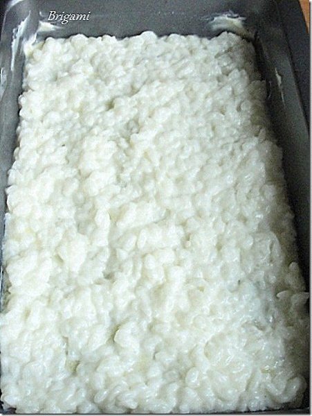 Рисовая бабка с яблоками. Все продукты простые и доступные: 1 л молока; 1 стакан риса; яблоки; ... - 5