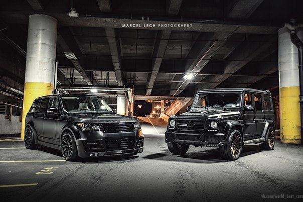 Range Rover Vogue Lumma CLR R & Brabus MB G 63 AMG. - 8