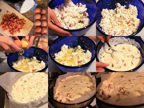 Запеканка из обезжиренного творога с курагой.Ингридиенты:курага - 15 шт.творог обезжиренный - 500 ...