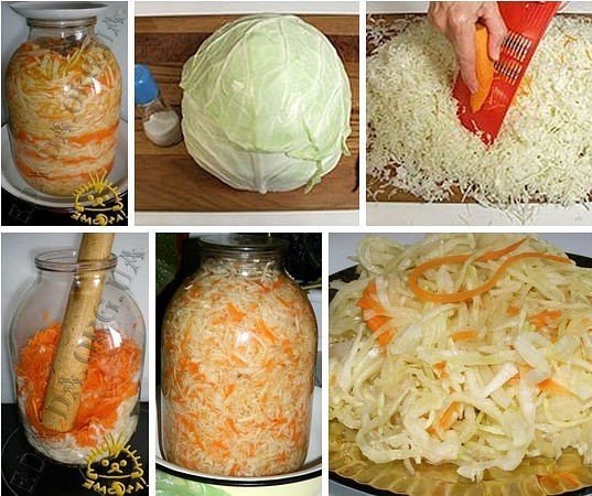 Моментальная квашеная капуста в банке - просто бесподобный рецепт! Поедается моментально!!! Мой ...