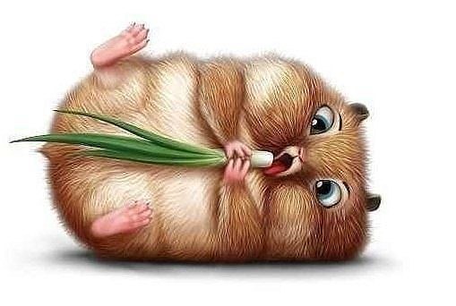 У меня сегодня депрессняк… я жрущий все подряд хомяк! :D